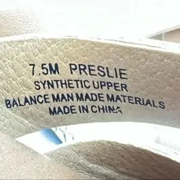 Dolce Vita Preslie Brown Rose Gold Wedge Strappy Sandals Size 7.5 Women’s - Picture 4 of 9